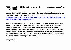 2017 07 05 AGDE-COMMEMORATION DU MASSACRE D ORAN DU 05 07 1962  (1)